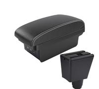 JBPIHZT Pour F&ord Pour FOCUS 3 Boîte D'Accoudoir Pour Focus III MK3 Boîte De Rangement D'Accoudoir Auto Pièces De Rechange Intérieures Accessoires(B3 Noir blanc 3USB)