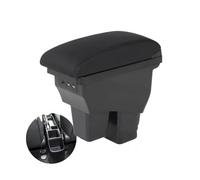 JBPIHZT Pour Fit Accoudoir Pour Jazz Pour WRV Boîte D'accoudoir Auto 2015-2020 Kit De Rétrofitage Boîte De Rangement Intérieur 3USB(Cuir véritable B2)