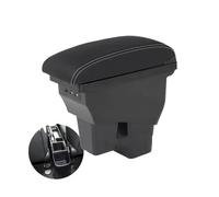 JBPIHZT Pour Fit Accoudoir Pour Jazz Pour WRV Boîte D'accoudoir Auto 2015-2020 Kit De Rétrofitage Boîte De Rangement Intérieur 3USB(Cuir véritable B3)
