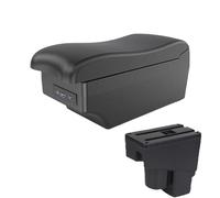 JBPIHZT Pour Fit Pour Jazz 1 2003 2004 2005 2006 2007 Boîte De Rangement De Bras De Voiture Accessoires Auto(A2 Black line7 USB)