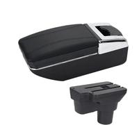 JBPIHZT Pour Hyundai Pour Solaris 2 Pour Accent Pour Verna 2017 2018 2019 2020 2021 2022 Boîte De Rangement Centrale D'accoudoir De Voiture(Ligne noire A2 Pas d'USB)