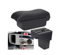 JBPIHZT Pour Hyundai Pour SOLARIS Pour VERNA Pour Accent 2013 2014 2015 2016 Boîte D'accoudoir Auto Boîte De Rangement Détails Pièce Intérieure(C3 Noir blanc SANS USB)