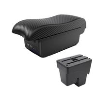 JBPIHZT Pour Jazz Pour WR-V Pour Fit Pour Jazz 3 Accoudoir Voiture 2014-2020 Boîte De Rangement Accessoires(B2 ligne noire 3USB)