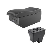JBPIHZT Pour Jazz Pour WR-V Pour Fit Pour Jazz 3 Accoudoir Voiture 2014-2020 Boîte De Rangement Accessoires(A3 Noir blanc 7USB)