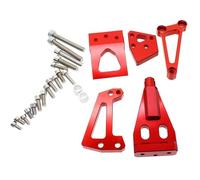 JBPIHZT Pour Kawasaki ER6N ER6F Pour NINJA 650R 2009-2011 En Aluminium CNC Kit De Support Fixation Et Montage Pour Amortisseur Direction Moto(ROUGE)
