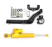 JBPIHZT Pour Kawasaki Z650 2017 2018 2019 2020 2021 2022 2023 2024 Kit De Support Et Montage Pour Amortisseur Direction En Carbone CNC(Model E)