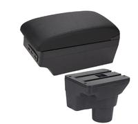 JBPIHZT Pour Kia Pour Rio 4 Accoudoir Pour Kia Pour Rio X Pour X-Line Boîte D'accoudoir Auto Russi 2016 2017 2018 2019 2020 2021(A2 Black line 7USB)