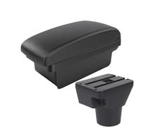 JBPIHZT Pour Kia Pour Rio II 2005 2006 2007-2011 Boîte De Repose-bras Rangement Central Modifié Accessoires Intérieurs Voiture(Ligne noire A2 Pas d'USB)