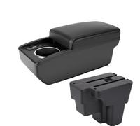 JBPIHZT Pour KIA Pour Rio Lx Cerato Pour STONIC Boîte À Accoudoir Centrale Pièce De Rétrofit Boîte De Rangement Accessoire Auto(B2 Ligne noire 6USB)