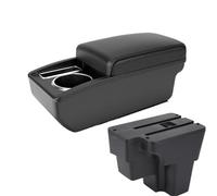 JBPIHZT Pour KIA Pour Rio Lx Cerato Pour STONIC Boîte À Accoudoir Centrale Pièce De Rétrofit Boîte De Rangement Accessoire Auto(Ligne noire A2 Pas d'USB)
