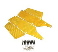 JBPIHZT Pour KYMCO AK550 AK 550 2017-2020 Plateaux De Moto Pédales D'Appui Repose-Pieds Avant Et Arrière Plancher De Pied Marche(Or)