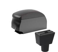 JBPIHZT Pour LADA Pour XRAY Boîte De Repose-bras De Voiture Rangement Central Pièces De Retrofit Accessoires Voiture Détails Pièces Intérieures(B1 Black Red double)