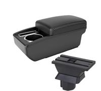 JBPIHZT Pour Mazda 2 Boîte D'accoudoir Pour Demio Boîte D'accoudoir Auto Boîte De Rangement Centrale Accessoires(Ligne blanche A3 Pas d'USB)