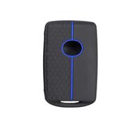 JBPIHZT pour Mazda 3 6 Cx30 Cx9 Cx5 Cx8 MX5 MX30 X5 X9 Ss30 Étui De Clé Voiture en Silicone Porte-Clés Accessoires Protège(Blue Line)