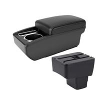 JBPIHZT Pour Mazda CX-3 Boîte D'accoudoir Pour Mazda 2 Skyactiv Version Pour Cx3 CX-3 Boîte De Rangement D'accoudoir Voiture(Ligne noire A2 Pas d'USB)