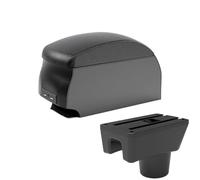 JBPIHZT Pour Mitsubishi Pour Attrage Pour Mirage Boîtier D'accoudoir Pour Space Star Boîtier De Rangement D'accoudoir De Voiture(B2 Black double)