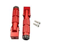 JBPIHZT Pour Motos Vélos Véhicules Électriques Cyclomoteurs Karts Scooters Pédales Universelles 8mm Repose-pieds Pliant Compatible(ROUGE)