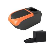 JBPIHZT Pour N&issan Pour DATSUN MIDO NODO Accoudoir Voiture Boîte De Rangement Accessoires Détails Intérieurs(B2 Orange frame 6USB)