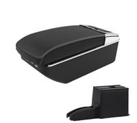 JBPIHZT Pour N&issan Pour DATSUN MIDO NODO Accoudoir Voiture Boîte De Rangement Accessoires Détails Intérieurs(A3 Noir blanc 7USB)