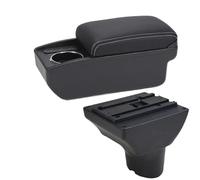 JBPIHZT Pour N&issan Pour Kicks 2016 2017 2018 2019 2020 -2024 Boîte D'accoudoir Retrofit Intérieur Boîte Rangement Auto Accessoires Auto(B3 Noir blanc 6USB)