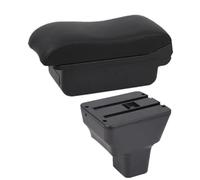 JBPIHZT Pour N&issan Pour Kicks Boîte De Bras 2016 2017-2024 Boîte De Rangement De Console Centrale Pièces De Rénovation Intérieure(Ligne noire A2 Pas d'USB)