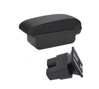 JBPIHZT Pour N&issan Pour NV200 Pour Evalia 2013 2014-2019 Boîte D'accoudoir Pièces De Rétrofit Boîte De Rangement Intérieur Accessoires(C1 Noir rouge PAS d'USB)