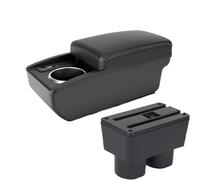 JBPIHZT Pour N&issan Pour Tiida C11 Pour Tiida Pour Latio Pour Sylphy Boîte De Rangement Centrale Intérieure(B3 white line 6 usb)