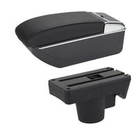 JBPIHZT Pour Opel Pour Astra 2006 2007 2008 2009 2010 2011 Boîte D'accoudoir De Voiture Boîte De Rangement Accessoire Auto Pièce De Rénovation(B2 Ligne noire 7USB)