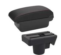 JBPIHZT Pour Opel Pour Astra Boîte D'accoudoir Pour Astra H Accoudoir Auto 2008-2011 Détails Intérieurs Retrofit Accessoires Auto Boîte Rangement USB(C1 Noir rouge PAS d'USB)