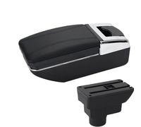 JBPIHZT Pour Opel Pour Corsa D Boîte D'accoudoir Pour Opel Pour Corsa Boîte D'accoudoir Centrale Boîte De Rangement Pièces Intérieur(Ligne noire A2 Pas d'USB)