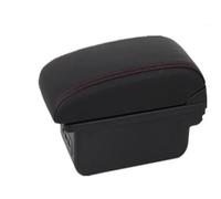 JBPIHZT Pour Opel Pour Corsa E 2014 2015 2016 2017 2018 2019 2020 Boîtier D'accoudoir Boîte De Rangement Retrofit Intérieur(B1 Noir rouge 3USB)
