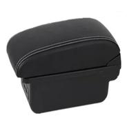 JBPIHZT Pour Peugeot 207 Boîtier D'Accoudoir Pour Peugeot Pour 207 CC Boîtier D'Accoudoir Voiture Boîte De Rangement Centrale(B3 Noir blanc 3USB)