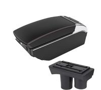 JBPIHZT Pour Peugeot 301 Boîte D'Accoudoir Auto Boîte De Rangement Retrofit Intérieur Accessoires Auto Boîte D'Accoudoir Centrale(A1 Noir rouge 7USB)