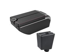 JBPIHZT Pour R&enault Pour Clio 4 Pour Captur Pour Clio 3 III IV Boîte De Repose-bras De Voiture Accessoires De Rangement(B1 Red line 7 usb)