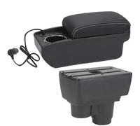 JBPIHZT Pour R&enault Pour Duster Accoudoir Pour Dacia Pour Duster Accoudoir Auto 2019-2024 Boîte De Rangement Intérieur Retrofit(A3 Charge rapide)