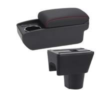 JBPIHZT Pour R&enault Pour Duster Boîte D'accoudoir 2012 2013 2014 2015 2016 2017 2018 Retrofit Intérieur Boîte De Rangement Accessoires Auto(B1 Noir rouge 6USB)