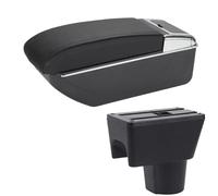 JBPIHZT Pour R&enault Pour Duster Boîte D'accoudoir De Voiture Pour Oroc 2012-2018 Boîte D'accoudoir De Voiture Boîte De Rangement Pièces(B2 Ligne noire 7USB)