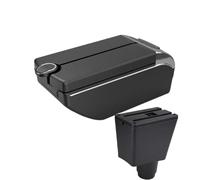 JBPIHZT Pour R&enault Pour Logan 2 Accoudoir Pour Dacia Pour Logan 2 Pour Dokker Pour Sandero 2 Boîte D'accoudoir Pour Voiture(B2 Ligne noire 7USB)