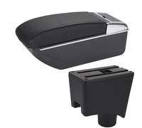 JBPIHZT Pour R&enault Pour Sandero Pour Logan 2 Pour Dacia Boîtier D'accoudoir Auto Boîte De Rangement Accessoires Auto(B2 Ligne noire 7USB)