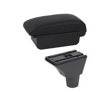 JBPIHZT Pour R&enault Pour Sandero Stepway Boîte D'accoudoir Pour Dacia Pour R&enault Pour Sandero Pour Logan 2 Boîte D'accoudoir Boîte De Rangement(B1 Ligne noire 3USB)
