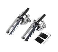 JBPIHZT Pour R1200GS LC R1250GS R1200 GS R 1250 GS Repose-pieds Autoroute Avant De Moto Repose-pieds Pliants Pinces(Argent)