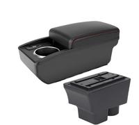 JBPIHZT Pour S&koda Pour FABIA Accoudoir Pour S&koda Pour Fabia 2 2008-2014 Boîte D'accoudoir Voiture Pièces De Rechange Boîte De Rangement(B1 Red line 6 usb)