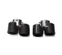 JBPIHZT Pour Série 8 G14 G15 G16 2019-2022 Diffuseur Arrière Kit De Décoration Accessoires De Voiture Embouts D'échappement En Acier Inoxydable(Carbon Texture glossy Black)