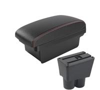 JBPIHZT Pour Suzuki Pour Alto Accessoires De Boîte À Accoudoir Voiture Boîte De Rangement Modification Voiture Équipements Intérieurs Voiture(A1 Noir rouge SANS USB)