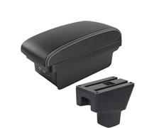 JBPIHZT Pour Suzuki Pour Ignis III 2016 2017 2018 2019 2020 2021 2022 2023 2024 Boîte Accoudoir Boîte De Rangement Pièces Auto Intérieur(B3 Noir blanc 3USB)