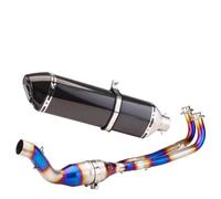 JBPIHZT Pour TMAX530 Pour TMAX 560 Pour TMAX 530 2017 2018 2019 2020 Ligne D'échappement Complète Pour Moto Silencieux Modifié Sortie Avant(Style G)