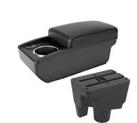 JBPIHZT Pour Toyota Pour Aqua Boîte D'accoudoir Pour Toyota Pour Prius C Aqua Boîte De Rangement De Bras De Voiture Pièces De Rechange(B2 Ligne noire 6USB)
