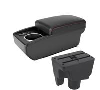JBPIHZT Pour Toyota Pour Aqua Boîte D'accoudoir Pour Toyota Pour Prius C Aqua Boîte De Rangement De Bras De Voiture Pièces De Rechange(B1 Red line 6 usb)