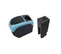 JBPIHZT Pour Toyota Pour Etios Boîte D'accoudoir Pour Etios Boîte D'accoudoir Auto Pièces Intérieures Boîte De Rangement Avec Porte-gobelet USB(Noir Bleu)