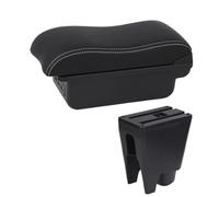 JBPIHZT Pour Toyota Pour Etios Pour Aygo BJ Boîte D'accoudoir De Voiture Boîte De Rangement Pièces De Retrofit Boîte D'accoudoir Central Surface(B3 Noir blanc 3USB)